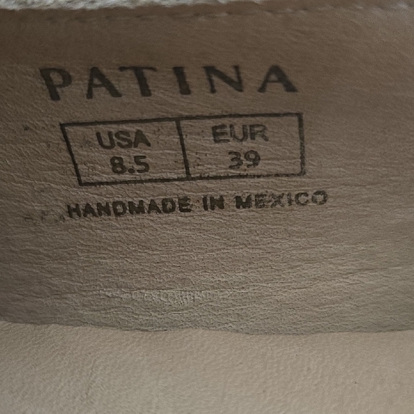 Patina Suede Slip-On Loafers | Size 8.5 | Handmade in Mexico - Picture 4 of 6